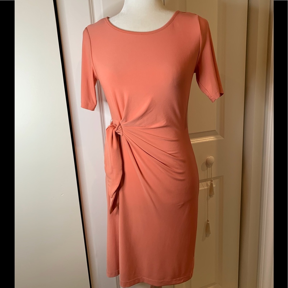 Talbots Faux Wrap Midi Dress
